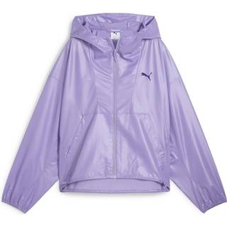 Women&#39;s Puma WARDROBE ESS Oversized Wind Jacket, Purple, Size M, Clothing - Lavender Alert - M