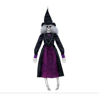 Skelett Hexe Hänge Figur 40cm
