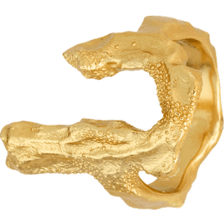 House Of Vincent Bone Ring, Forgyldt sølv