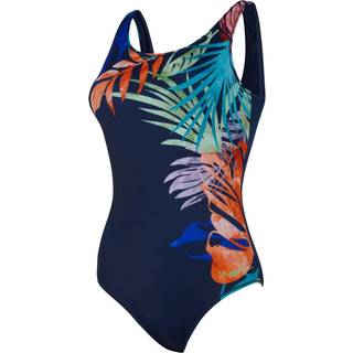 Zoggs Zoggs Blue Scoopback with Foam Cupped Swimsuit