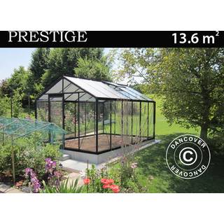 ACD Drivhus glas, FLORA 13,6m², 3,06x4,45x2,59m, Sort