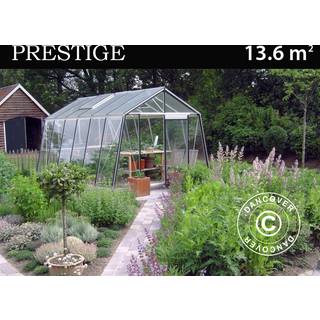 ACD Drivhus glas, VESTA 13,6m², 3,06x4,45x2,37m, Sølv