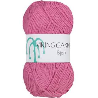 Viking Bjørk 564 Mørk Rosa Indhold: 50% Bambus, 50% bomuld Vægt/længde: 50 g = ca. 147 meter Anbefalet pind: 3 mm Anbefalet hæklenål: 2.5 mm Strikkefasthed: 10 cm = 25 m Vask: 40°C / Tørres fladt.