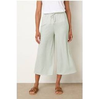 M & Co M & Co Green Striped Culottes