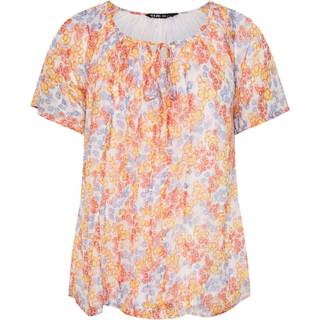 Yours Curve Yours Curve Pink Boho Pintuck Blouse