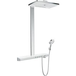 hansgrohe Rainmaker Select Showerpipe 460 3jet med termostat i hvid / krom