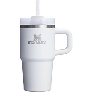Stanley Quencher H2.0 tumbler med h?ndtag og halm 20 oz | Flowstate 3-position l?g | Cup Holder kompatibel til rejse | Isoleret rustfrit st?l kop