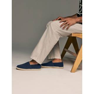 Next Navy Crochet Knitted Espadrilles