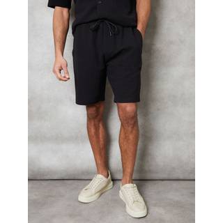 Threadbare Threadbare Black Textured Elasticated Shorts