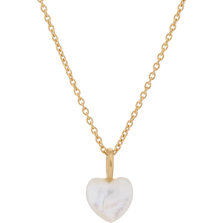 Pernille Corydon Ocean Heart halskæde forgyldt sølv - n-387-gp