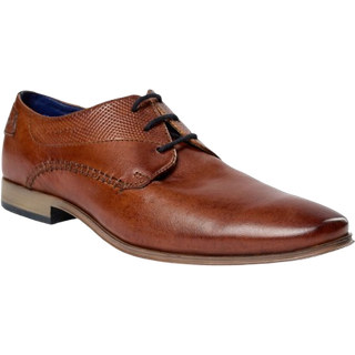 bugatti Herren Derby braun, cognac Glattleder
