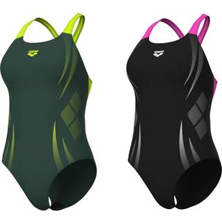 Arena Women's Poseidonia Swimsuit Swim Pro Back LB Badedragt Damer størrelse 34 farve sort