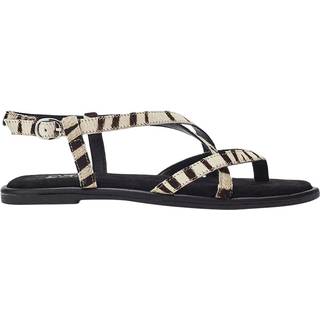 Moda in Pelle Moda in Pelle Jacaran flade sandaler med krydsede remme