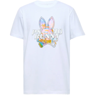 Psycho Bunny Milos Graphic T-Shirt in White I Psycho Bunny I Norton Barrie - 2XL
