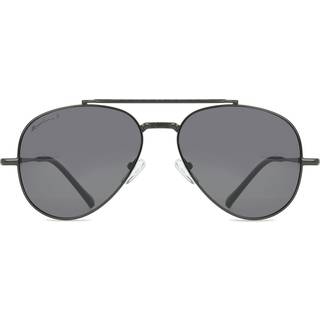 Montana Briller MP185 Polarized MP185E 58 Solbriller Mænd Black - Shiny Black - 58mm