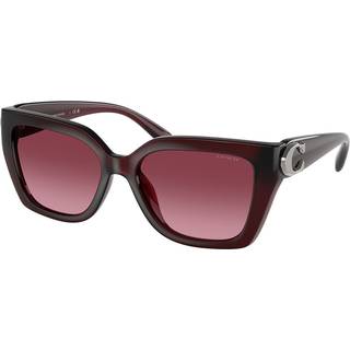 Coach HC8408F CW202 Asian Fit 53938H 57 Solbriller Kvinder Burgunder - Milky Burgundy - 57mm