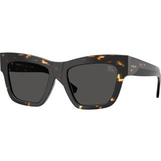 Burberry Kvinde BE4449 410687 Solbriller Acetat Skildpadde Grå Firkantet Normal