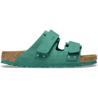 BIRKENSTOCK Womens Uji Nubuck Sandals Size: 39, colour: GREEN