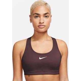 Nike Swoosh Medium Support Bra Str. M Rød