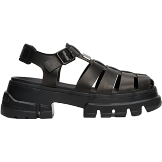 Leather Chunky Cleat Fisherman Sandals
