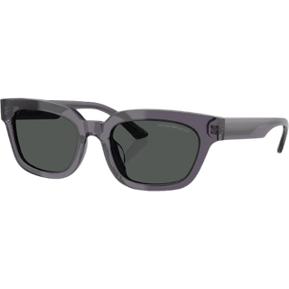 Emporio Armani Kvinde EA4233U 610687 Solbriller Acetat Grå Grå Geometrisk Normal