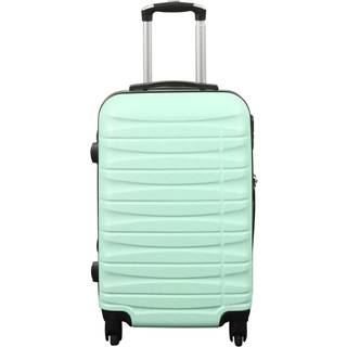 Kabinekuffert - Hardcase letvægt kuffert - Pastel grøn håndbagage kuffert tilbud