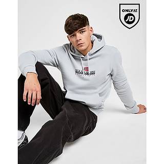 Napapijri Bory Logo Hoodie, Grå