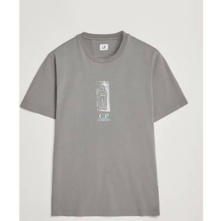 C.P. Company Back Print Short Sleeve T-Shirt Grey