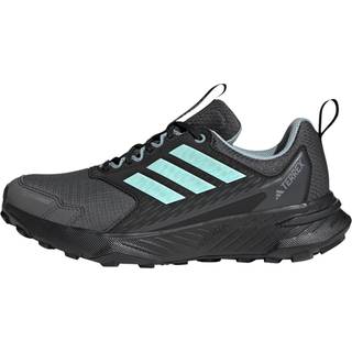 Terrex Tracefinder 2 CLIMAPROOF trail-løbesko - Carbon / Semi Flash Aqua / Grey Six - 42