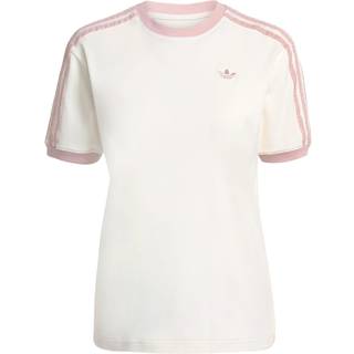 adidas Originals 3-Stripes flæset t-shirt - Off White