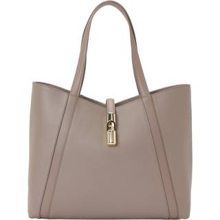 Furla Goccia L Shopper taske taupe