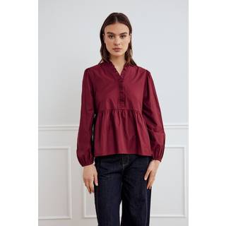 Noella Bluse - Matti - Dusty Mahogany