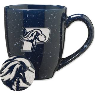 Rico Industries NCAA Pace Setters Prim?r logo Navy 16 oz Team Color Laser Graveret Speckled Keramisk kaffekrus