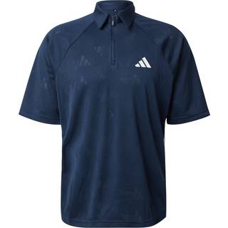 adidas adidas Blue Stadium Jacquard Polo T-Shirt