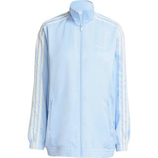 adidas Originals satin firebird træningsoverdel ruffle 3-Stripes - Clear Sky