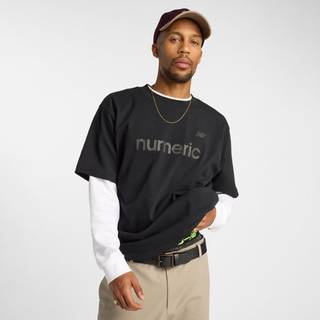 New Balance Numeric Cotton T-shirt - XL - black