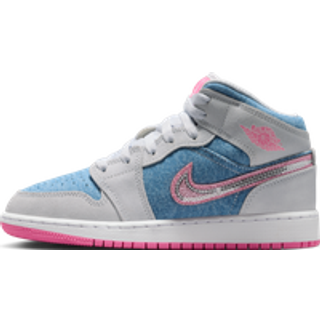 Air Jordan 1 Mid SE-sko til større børn - blå - 36