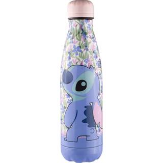 Stitch vandflaske / termoflaske i rustfrit stål - 500ml - Pink