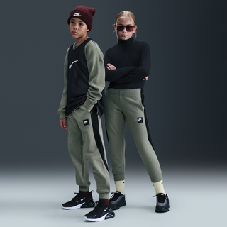 Nike Air-joggers i fleece til større børn - grøn - L