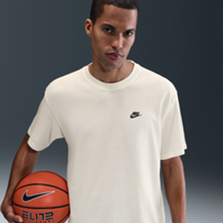 Nike Max90-basketball-T-shirt til mænd - hvid - S