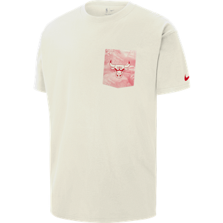 Chicago Bulls Courtside Nike NBA Max90-T-shirt til mænd - hvid - XXL