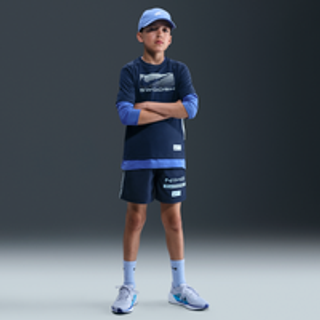 Vævede Nike Multi Dri-FIT-shorts til større børn (drenge) - blå
