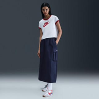 Løs Nike -cargonederdel til kvinder - blå - L (EU 44-46)