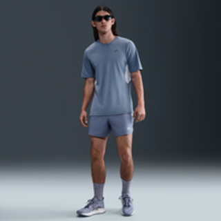 Nike Trail Second Sunrise Dri-FIT ADV-løbeshorts med indershorts (13 cm) til mænd - blå - XXL