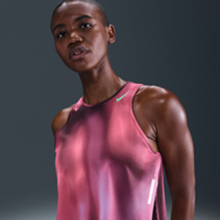 Nike AeroSwift Dri-FIT ADV Cropped Tank Top Rød XS til effektiv løbetræning og komfort