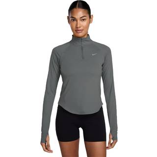 Nike Tempo Dri-FIT-løbetrøje med 1/4 lynlås til kvinder - grå - XS (EU 32-34)
