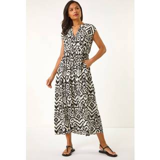 Roman Tryk Midi Smock KjoleEU 44 (UK 16)