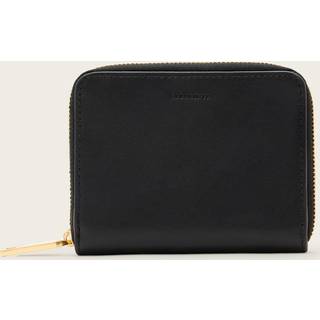 All Saints AllSaints Black Lena Hex Zip Wallet