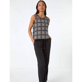 Roman Roman Petite Hæklet Patchwork Top