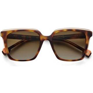 Etnia Barcelona Yanay HVOG 53 Solbriller Kvinder Tortoiseshell - Dark Brown Tortoise On Persian Orange - 53mm